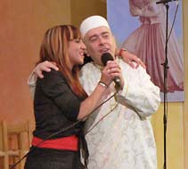 Simona Sorbara con Swami Roberto Simona Sorbara con Swami Roberto
