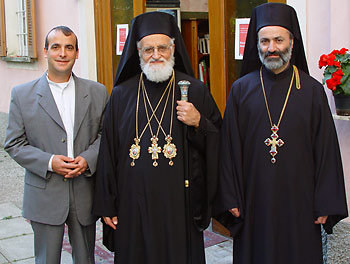 ramia Osvaldo Ristuccia con S.B. Gregorios III Laham