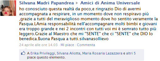 Silvana Papandrea su Facebook Silvana Papandrea su Facebook