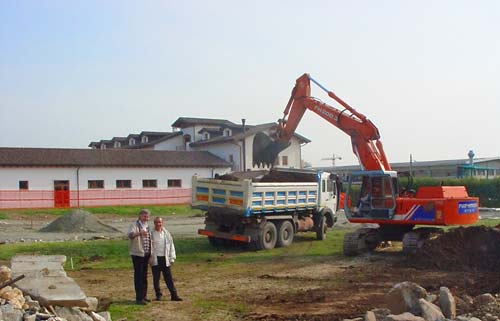 Inizio cantiere Tempio di Anima Universale