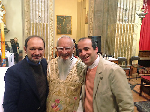 Monaci ramia al 50° anniversario di sacerdozio di P.Fulgenzio Cortesi Monaci ramia al 50° anniversario di sacerdozio di P.Fulgenzio Cortesi