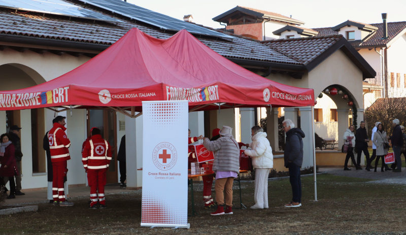 Gazebo Croce Rossa nel Monastero di Anima Universale