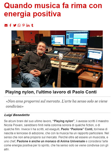L’articolo di Luigi Benedetto