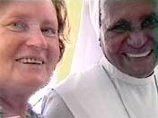 La mamma di Roberto con suor Nancy